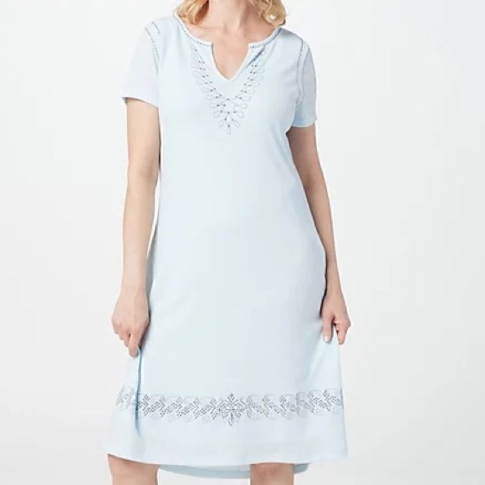 Haute Hippie Tribe Knit Dress w/ Sequin Embellishments